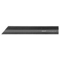 Straight edge with burnished finish in a case, Length: 500mm