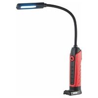 LED rechargeable inspection lamp with swan neck