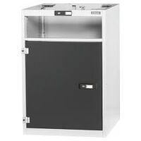 Casing 24G with door hinged on the left, for individual configuration with drawers  900/625 mm