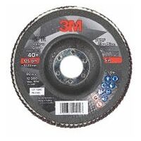 Disc de şlefuire tip evantai 769F, disc din fibră de sticlă conic ⌀ 125 mm