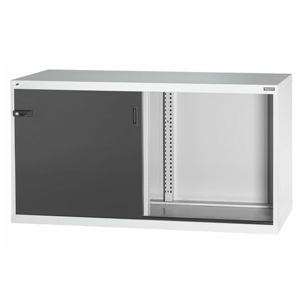 Auxiliary cabinet with sliding doors without raised edge 800 mm