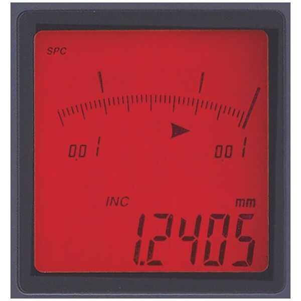 Reloj comparador digital - analógico Lectura de 0,0005 mm