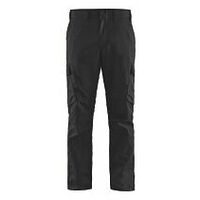 Work trousers Stretch clothing for industry black / dark grey