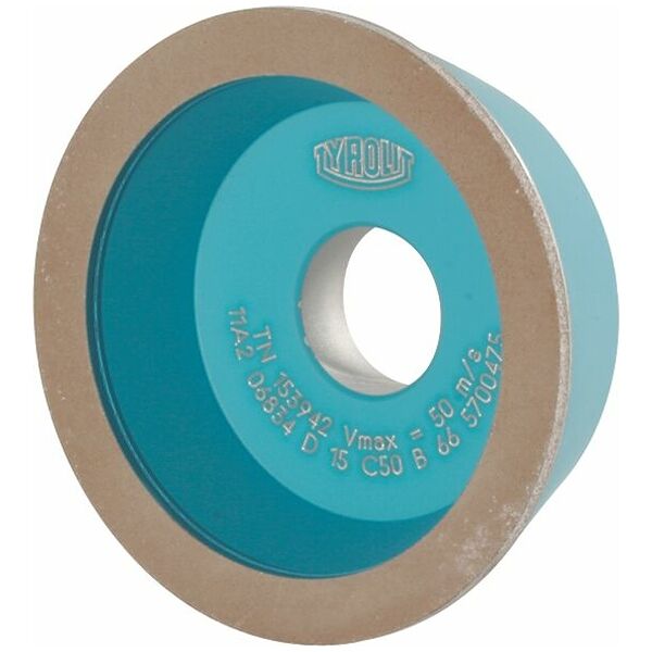 Combination diamond cup grinding wheel for Deckel S0 / S0E D×W×H (mm) 75×26×20 D15