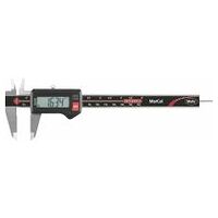 Digital caliper with large display and rod type depth gauge