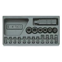 1/3 ES modul prázdný pro 19 ks 1/2 nástrčných klíčů