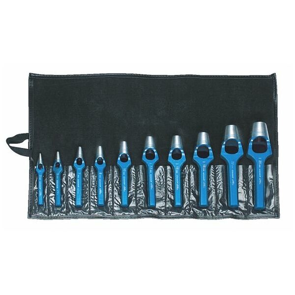 Set of arc punches, 7 pieces, 4-16 mm