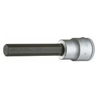 Screwdriver bit socket 3/4″ long in-hex 17 mm