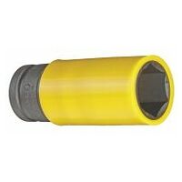 Impact socket 1/2″ with protective sleeve, 22 mm