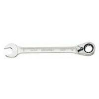 Open ended and ring ratchet wrench