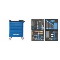 Tool trolley with assortment