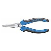 Round nose pliers serrated