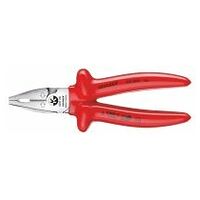 DE Heavy duty combination pliers with VDE dipped