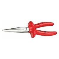 VDE Needle nose pliers with VDE dipped insulation