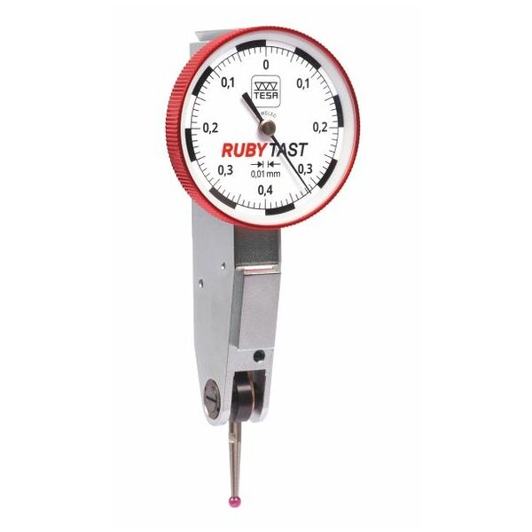 Rubytast lever dial indicator contact point length 12.5 mm with ruby ball 0,4/29 mm