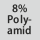 Tygsammansättning: 8 % polyamid