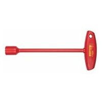 Nut spinner with T-handle VDE insulated 17 mm