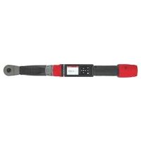 Electronic torque wrench with electric drive