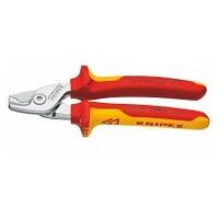 Small cable cutter with 2-component grips VDE insulated