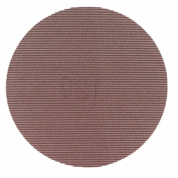 Velour-backed abrasive disc Mesh structure 80