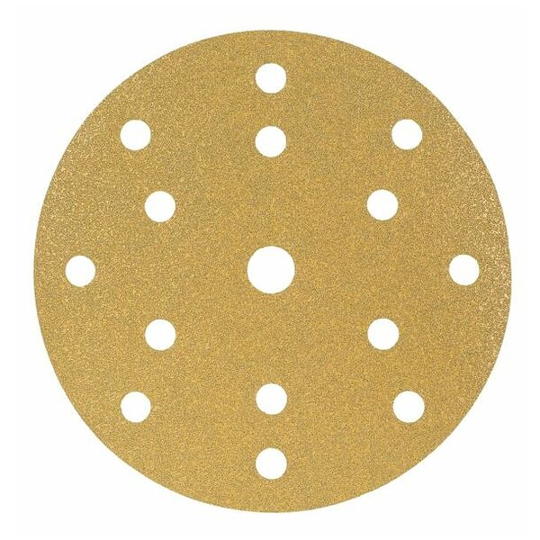 Velour-backed abrasive disc (A) 15 holes 400