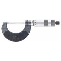 Precision external micrometer with 50 mm spindle travel