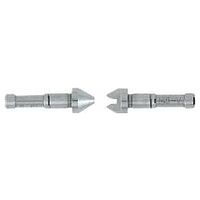 Pair of anvils for external thread micrometers