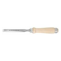 Mortise chisel with wooden handle  12 mm