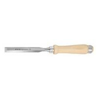 Mortise chisel with wooden handle  16 mm