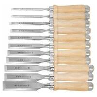 Mortise chisel set with wooden handle  11