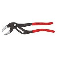 Pipe grip pliers with serrated gripping jaws Surface chemically blacked 250 mm
