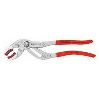 Pipe grip pliers with plastic jaws Surface chrome-plated 250 mm