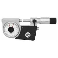 Micrometer with dial comparator