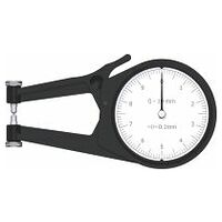 Palpador rápido exterior con reloj, Capacidad de medición: 0-10mm