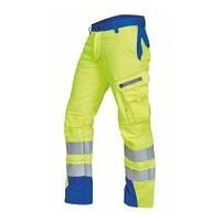 Pantaloni multistandard VIS-LINE galben/albastru granulat