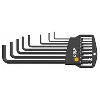 Hexagon key L-wrench set imperial dimensions, phosphated 8