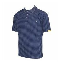 Men’s ESD polo shirt CONDUCTEX® Cotton Knit navy