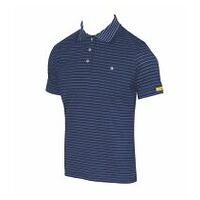Ladies’ ESD polo shirt CONDUCTEX® Cotton Knit navy
