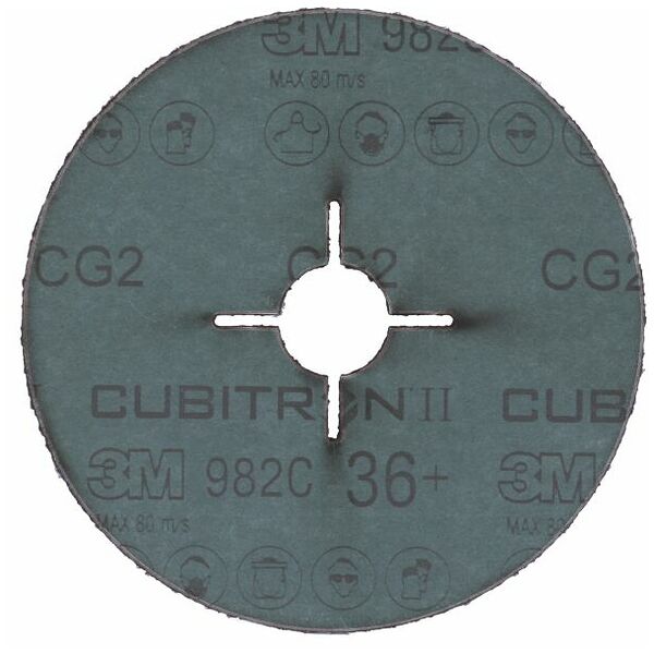 Cubitron™ II fibre disc (CER) 982C ⌀ 125 mm