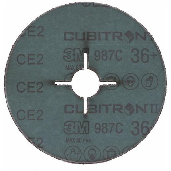 Cubitron™ II fibre disc (CER), 987C Ø 115 mm 36