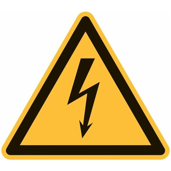 Warning sign Warning of electrical voltage 03050