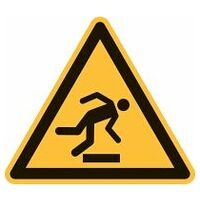 Warnzeichen Warnung vor Hindernissen am Boden