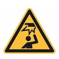 Señal de advertencia Advertencia de obstáculos en la zona de la cabeza