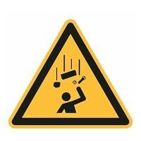 Señal de advertencia Advertencia de caída de objetos