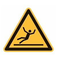 Warning sign Warning of slip hazard