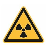 Warning sign Warning of radioactive substances or ionising radiation