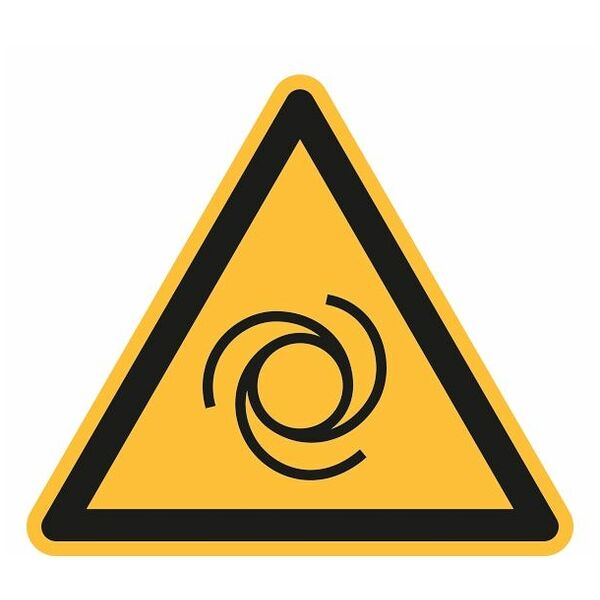 Simbolo di avvertimento Pericolo avviamento automatico 04100
