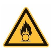 Semn de avertizare Avertisment privind substanţele care întreţin focul