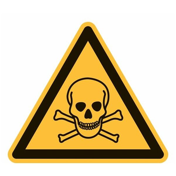 Warning sign Warning of toxic substances 04100