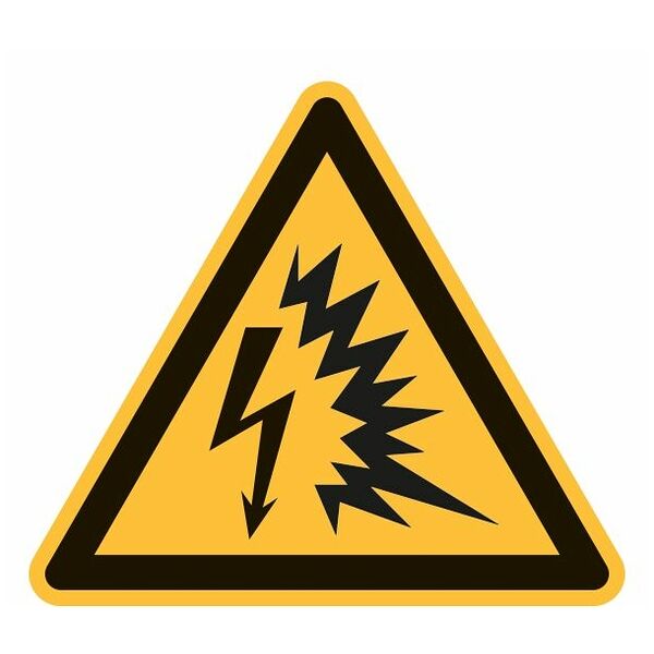 Warning sign Warning of arc flash 04100